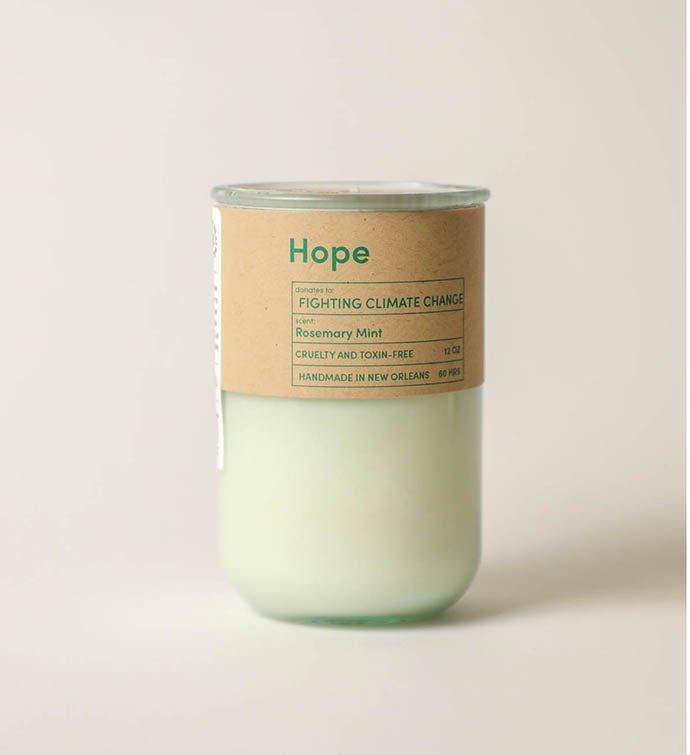 Hope Candle -  Gives To Fighting Climate Change: Sierra Club